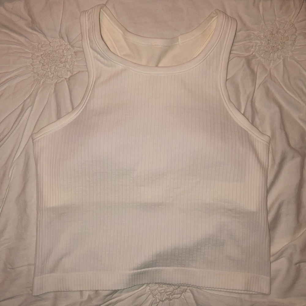 Lululemon Ebb To Street Racerback Crop Tank